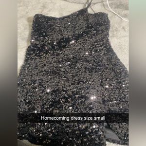 Black homecoming dress